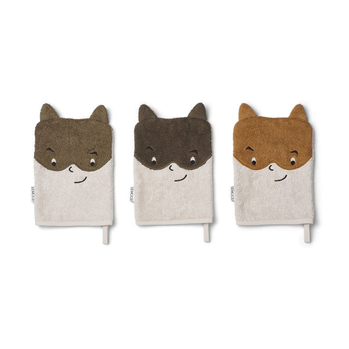 ⋙ 3er Waschlappen | Superhelden mix | von Liewood ♥ - pilzessono.shop - zauberhafte Kinderdinge