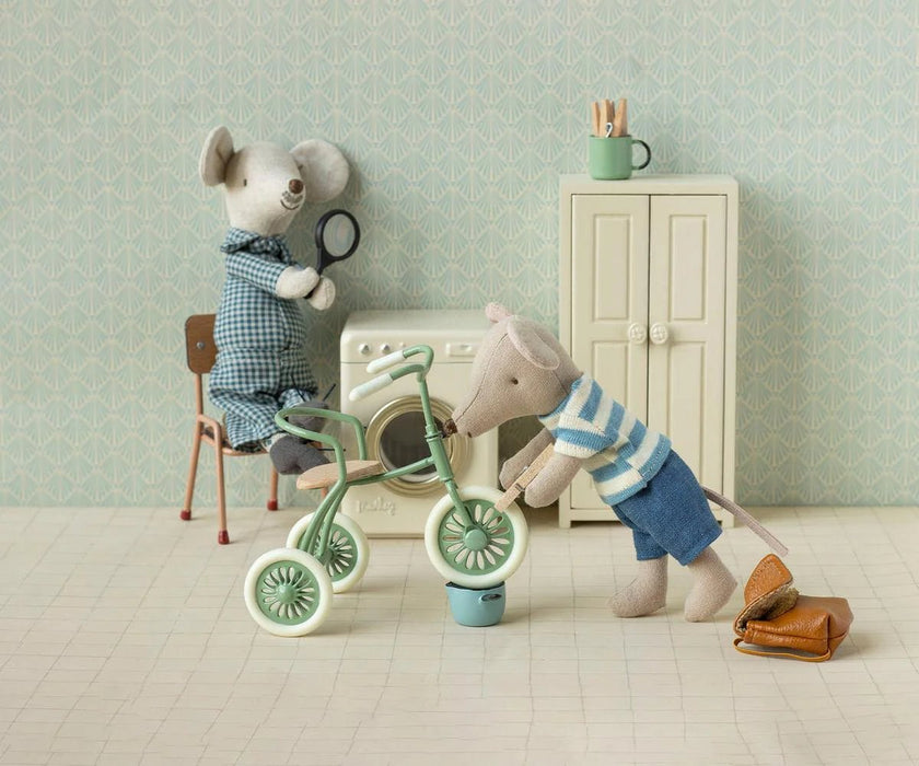Abri à tricycle, Maus - Grün - pilzessono.shop - zauberhafte Kinderdinge