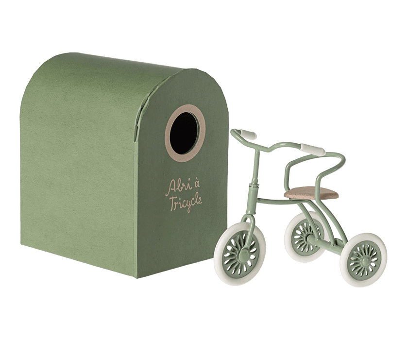 Abri à tricycle, Maus - Grün - pilzessono.shop - zauberhafte Kinderdinge