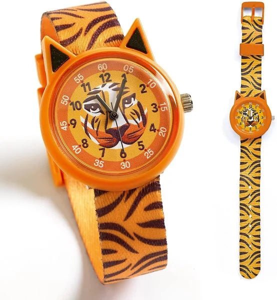 Armbanduhr Tiger - pilzessono.shop - zauberhafte Kinderdinge