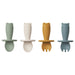 Avril Baby Besteck 4 - Pack faune green - pilzessono.shop - zauberhafte Kinderdinge