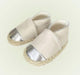 Baby Espadrilles in beige/silber von koh - pilzessono.shop - zauberhafte Kinderdinge