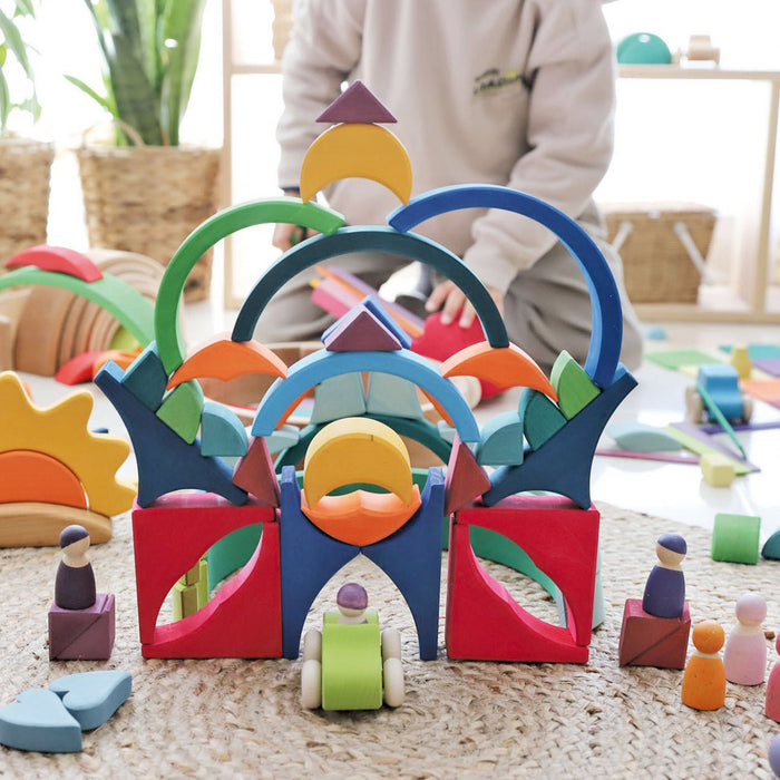 Baukasten Viereck Bögen - pilzessono.shop - zauberhafte Kinderdinge
