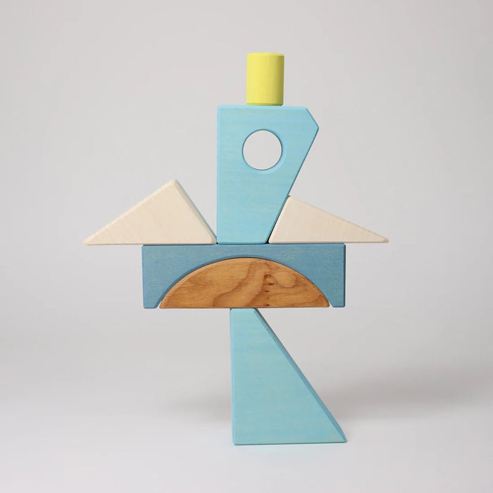 Bauspiel Blau - pilzessono.shop - zauberhafte Kinderdinge