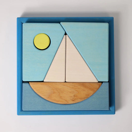 Bauspiel Blau - pilzessono.shop - zauberhafte Kinderdinge