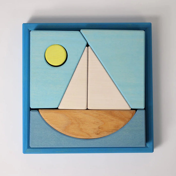 Bauspiel Blau - pilzessono.shop - zauberhafte Kinderdinge