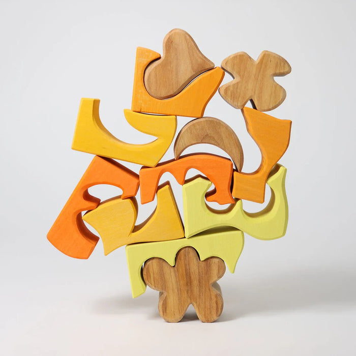 Bauspiel Gelb - pilzessono.shop - zauberhafte Kinderdinge