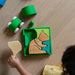Bauspiel Grün - pilzessono.shop - zauberhafte Kinderdinge