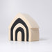 Bauspiel Haus Monochrom - pilzessono.shop - zauberhafte Kinderdinge