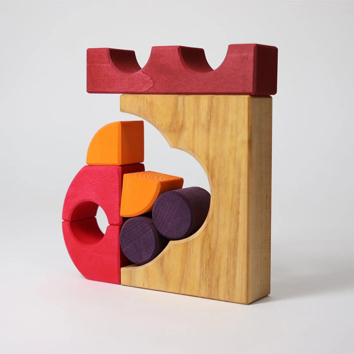 Bauspiel Rot - pilzessono.shop - zauberhafte Kinderdinge