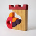 Bauspiel Rot - pilzessono.shop - zauberhafte Kinderdinge