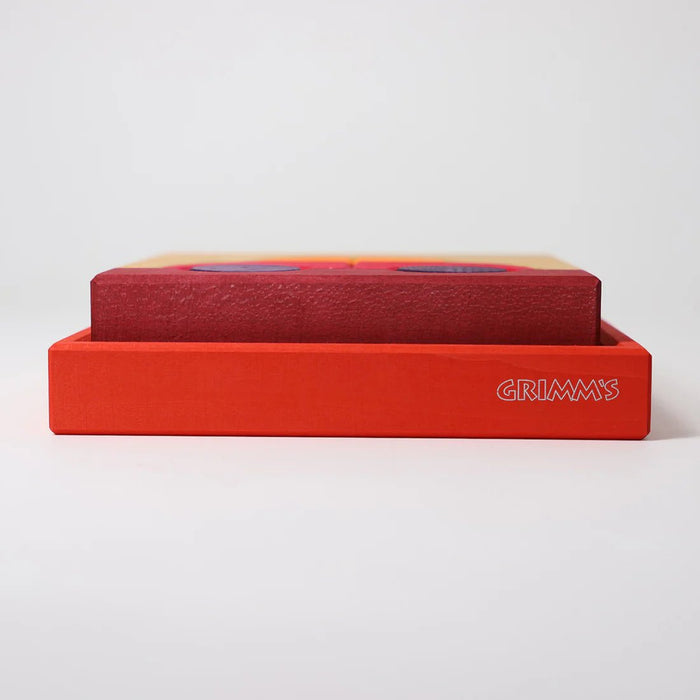 Bauspiel Rot - pilzessono.shop - zauberhafte Kinderdinge