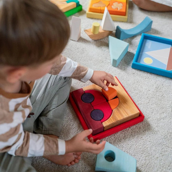 Bauspiel Rot - pilzessono.shop - zauberhafte Kinderdinge