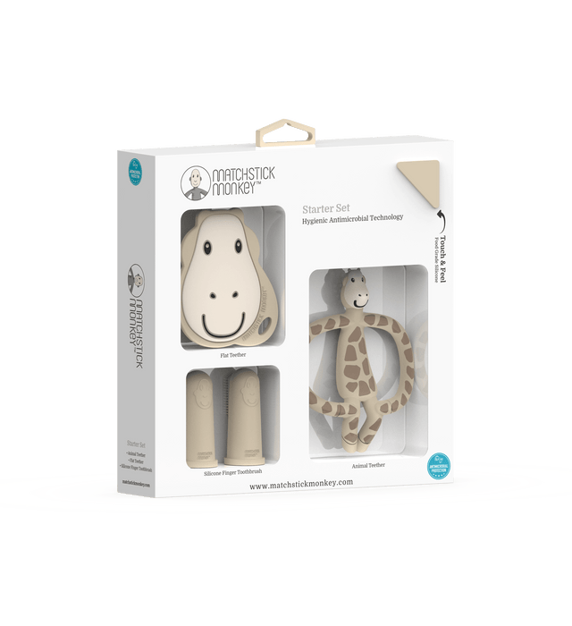 Beißring in Geschenkverpackung von MATCHSTICK MONKEY - pilzessono.shop - zauberhafte Kinderdinge