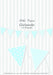 blaue Wimpelgirlande von Little Paper bei Pilzessin - pilzessono.shop - zauberhafte Kinderdinge