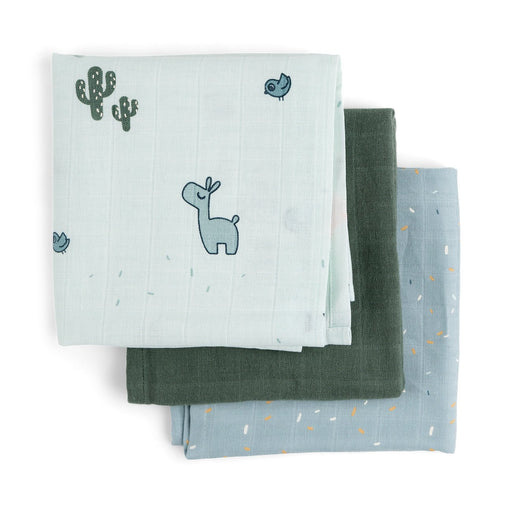 ⋙ Burp Cloth " Lalee blau " von Done by Deer ♡ - pilzessono.shop - zauberhafte Kinderdinge