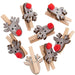 Deko Clips Rentier 🦌 Shabby Chic - pilzessono.shop - zauberhafte Kinderdinge
