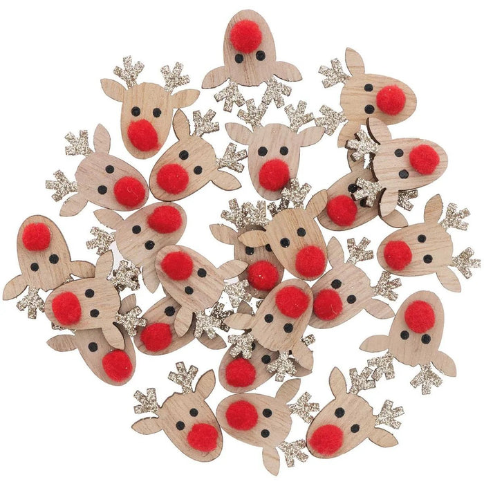 Deko Streu Rentier 🦌 Glitzer Gold - pilzessono.shop - zauberhafte Kinderdinge