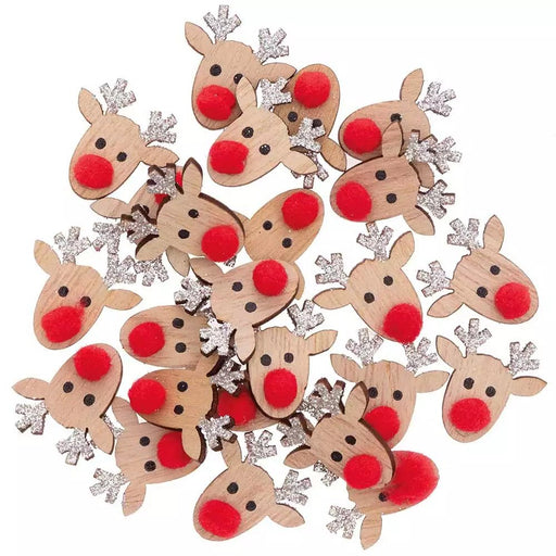 Deko Streu Rentier 🦌 Glitzer Silber - pilzessono.shop - zauberhafte Kinderdinge
