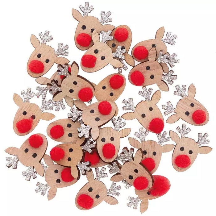 Deko Streu Rentier 🦌 Glitzer Silber - pilzessono.shop - zauberhafte Kinderdinge