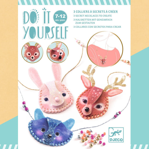 DIY - 3 Halsketten mit Geheimfach - pilzessono.shop - zauberhafte Kinderdinge