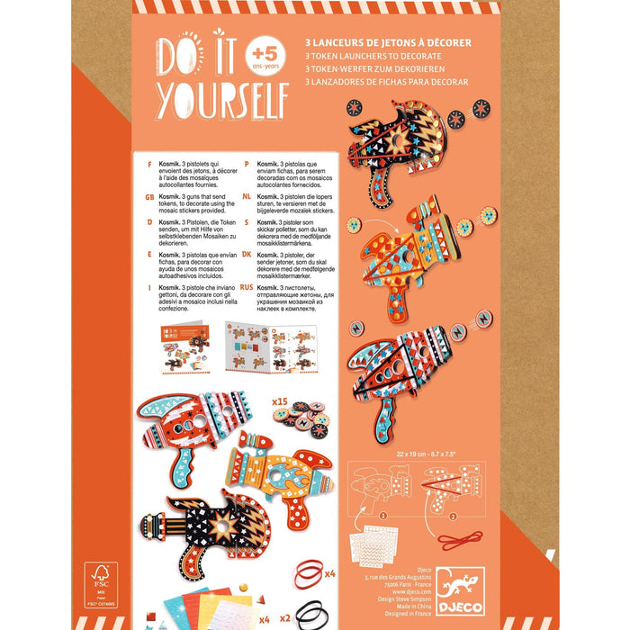 DIY - 4 Token - Werfer zum Dekorieren - pilzessono.shop - zauberhafte Kinderdinge