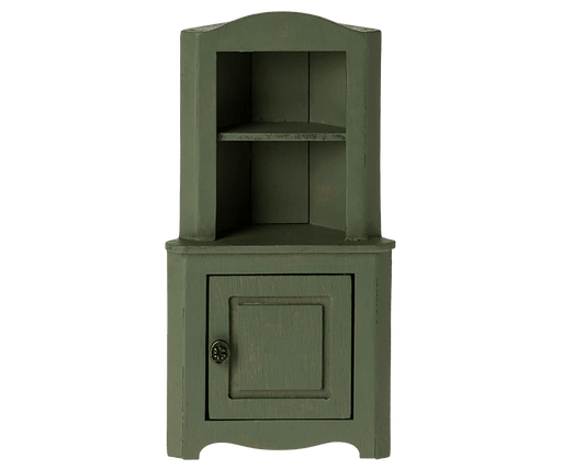 Eckschrank, Maus - Dunkelgrün - pilzessono.shop - zauberhafte Kinderdinge