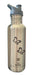 Edelstahlflasche Brushed Stainless Classic Narrow mit Schmetterlingdesign - pilzessono.shop - zauberhafte Kinderdinge