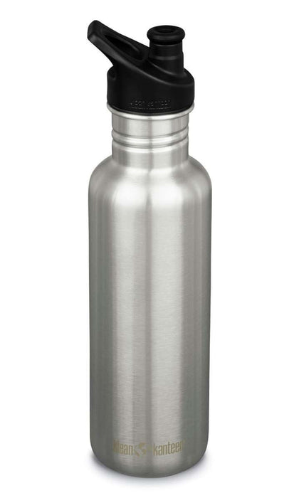 Edelstahlflasche Brushed Stainless von Klean Kanteen - pilzessono.shop - zauberhafte Kinderdinge