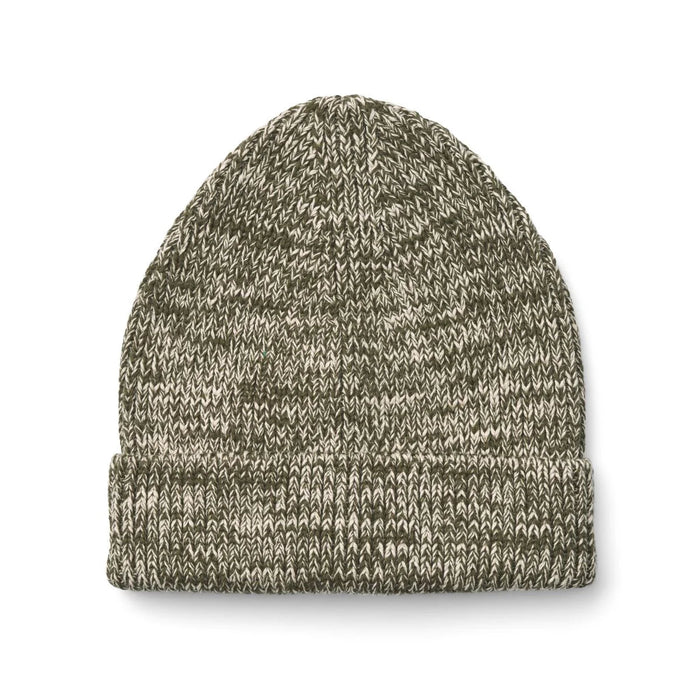 Ezra Beanie Haube | army brown/sandy von Liewood ♡ - pilzessono.shop - zauberhafte Kinderdinge