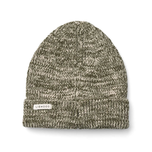 Ezra Beanie Haube | army brown/sandy von Liewood ♡ - pilzessono.shop - zauberhafte Kinderdinge