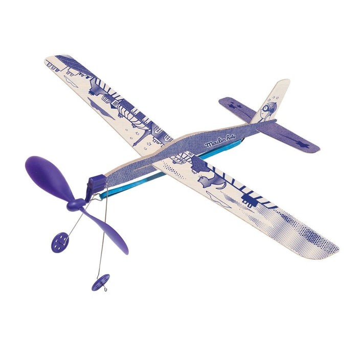 Flugzeug mit Propeller - pilzessono.shop - zauberhafte Kinderdinge