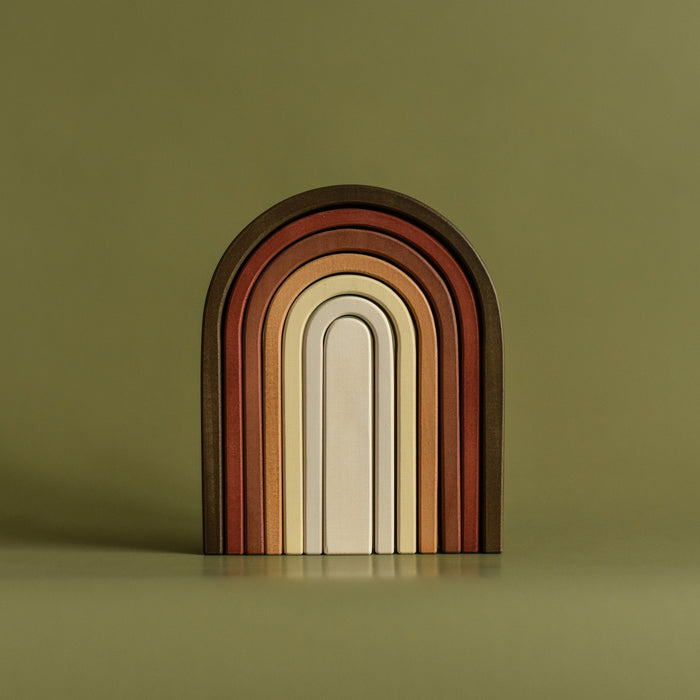 ♡ großer Regenbogen Earthy von MinMin Copenhagen - pilzessono.shop - zauberhafte Kinderdinge