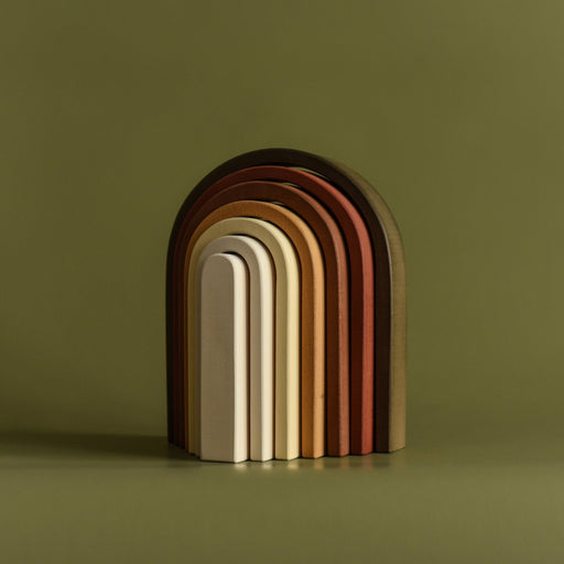 ♡ großer Regenbogen Earthy von MinMin Copenhagen - pilzessono.shop - zauberhafte Kinderdinge