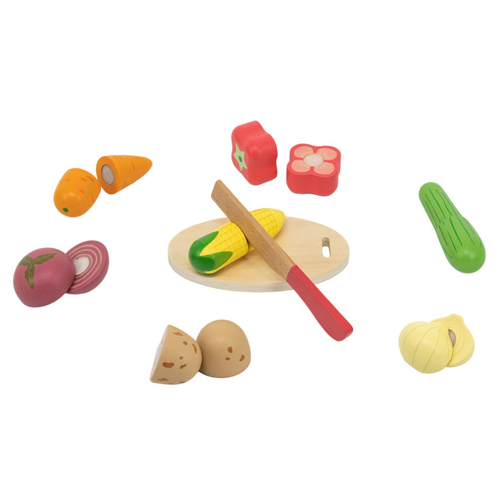 Holz - Gemüse zum Schneiden - pilzessono.shop - zauberhafte Kinderdinge