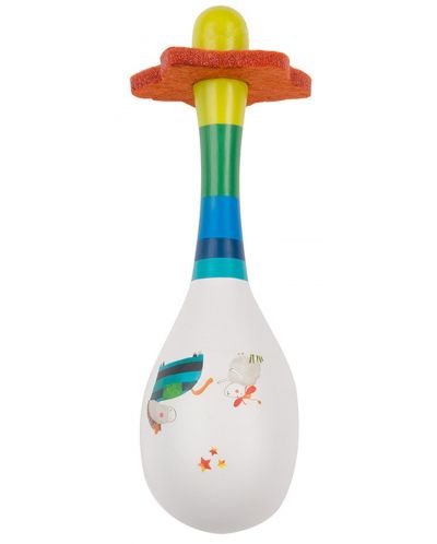 Holz - Maraca Zig & Zag – Rasselspaß für kleine Musikfans - pilzessono.shop - zauberhafte Kinderdinge