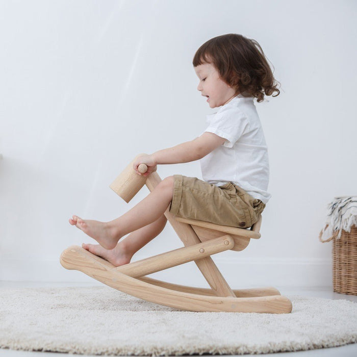 klappbares Schaukelpferd - pilzessono.shop - zauberhafte Kinderdinge