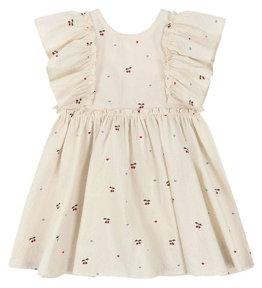 Kleid Evia Bow | 🍒 cherry coeur von Konges Sløjd - pilzessono.shop - zauberhafte Kinderdinge