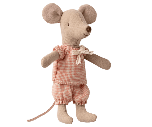 Kleine Schwester Maus in Streichholzschachtel - pilzessono.shop - zauberhafte Kinderdinge