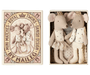 Königliche Zwillingsmäuse : kleine Schwester & kleiner Bruder - pilzessono.shop - zauberhafte Kinderdinge