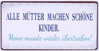 Kühlschrankmagnet : Alle Mütter.... - pilzessono.shop - zauberhafte Kinderdinge