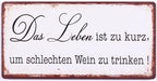 Kühlschrankmagnet: Das Leben ist zu kurz, um schlechten Wein zu trinken - pilzessono.shop - zauberhafte Kinderdinge