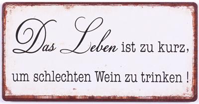 Kühlschrankmagnet: Das Leben ist zu kurz, um schlechten Wein zu trinken - pilzessono.shop - zauberhafte Kinderdinge
