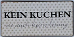 Kühlschrankmagnet : Kein Kuchen ist auch keine Lösung - pilzessono.shop - zauberhafte Kinderdinge