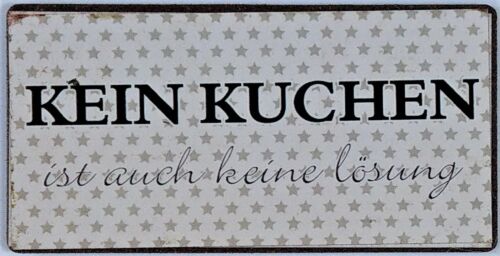 Kühlschrankmagnet : Kein Kuchen ist auch keine Lösung - pilzessono.shop - zauberhafte Kinderdinge