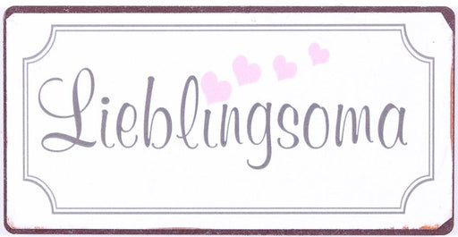 Kühlschrankmagnet : Lieblingsoma - pilzessono.shop - zauberhafte Kinderdinge