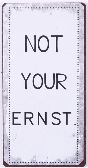 Kühlschrankmagnet "Not your Ernst" - pilzessono.shop - zauberhafte Kinderdinge