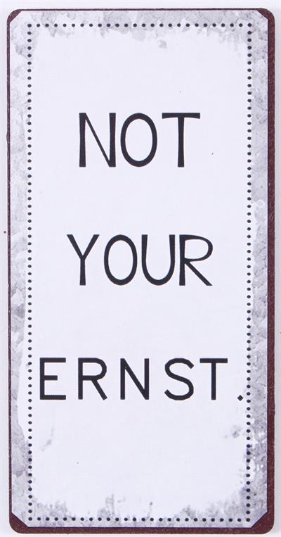 Kühlschrankmagnet "Not your Ernst" - pilzessono.shop - zauberhafte Kinderdinge