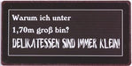 Kühlschrankmagnet: Warum ich unter 1,70 m groß bin? - pilzessono.shop - zauberhafte Kinderdinge