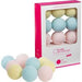 La Petite Case Celeste – Lichterkette mit 16 zarten Pastellkugeln - pilzessono.shop - zauberhafte Kinderdinge